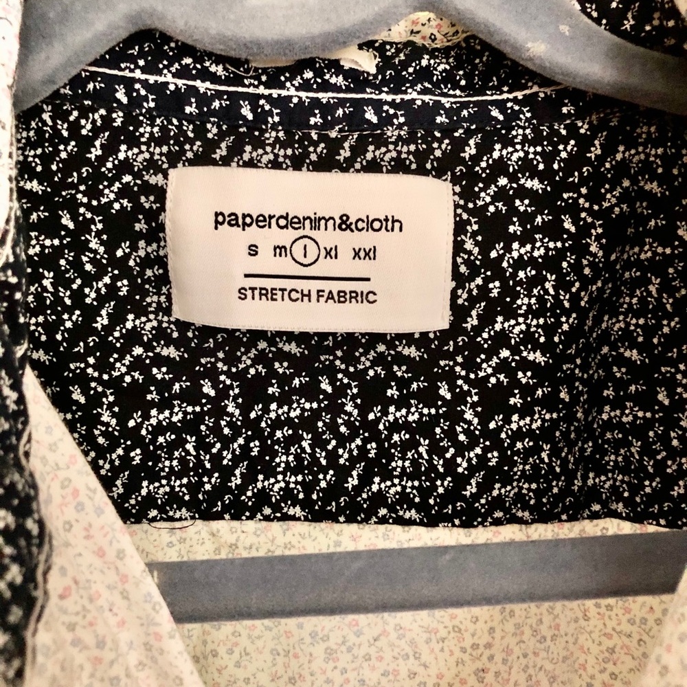Paperdenim & Cloth Men’s floral casual shirt - Picture 3 of 5